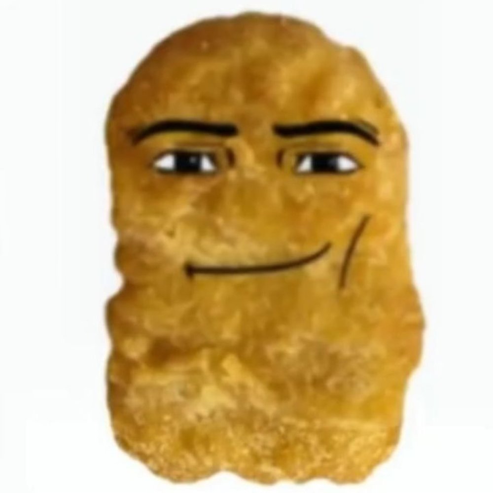 Chicken nugget man Roblox plushy